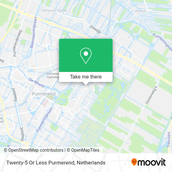 Twenty-5 Or Less Purmerend map