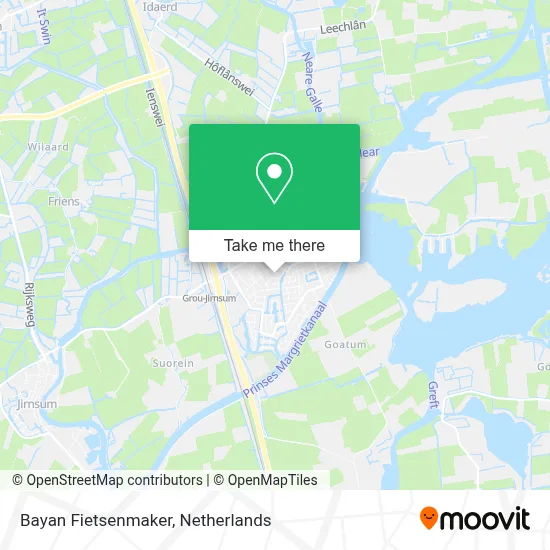 Bayan Fietsenmaker map