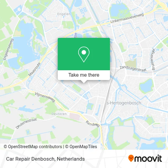 Car Repair Denbosch map
