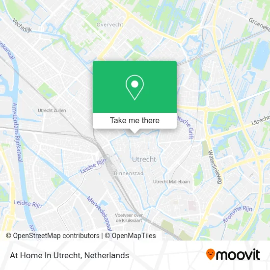 At Home In Utrecht map