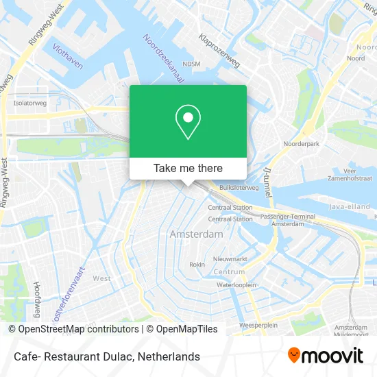 Cafe- Restaurant Dulac map
