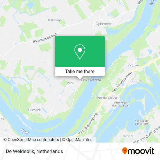 De Weideblik Karte