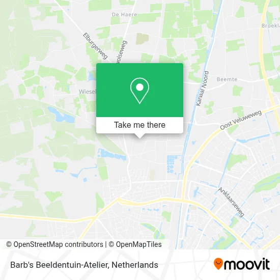 Barb's Beeldentuin-Atelier map