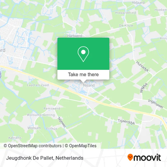 Jeugdhonk De Pallet map