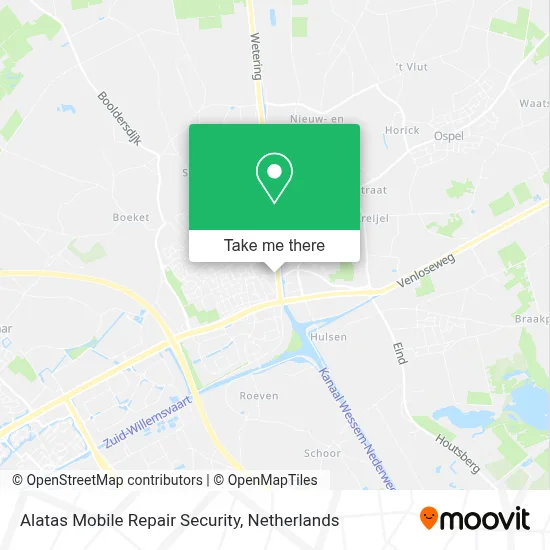 Alatas Mobile Repair Security map