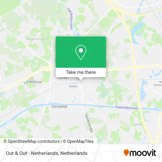 Out & Out - Netherlands map