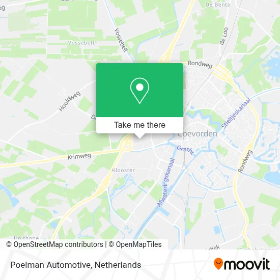 Poelman Automotive map