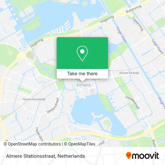 Almere Stationsstraat Karte