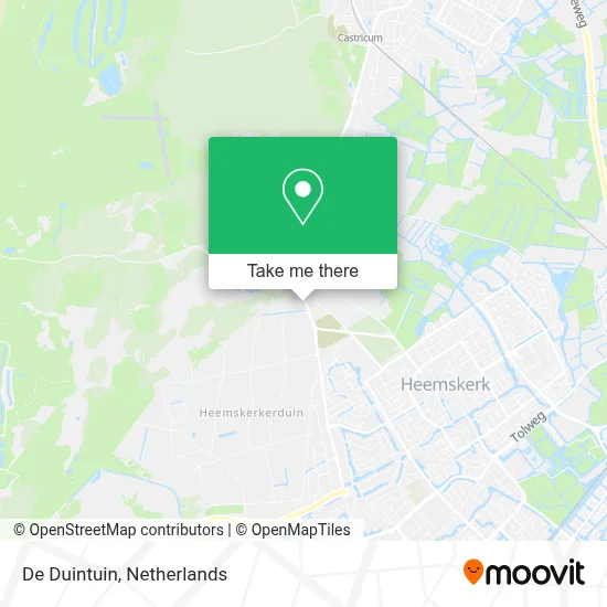 De Duintuin map