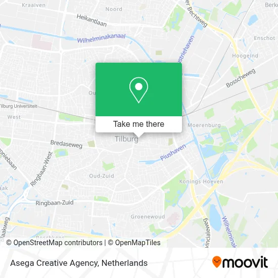 Asega Creative Agency map