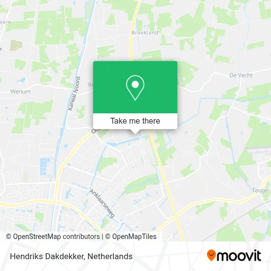 Hendriks Dakdekker map