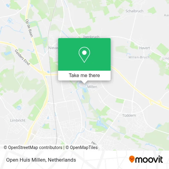 Open Huis Millen map