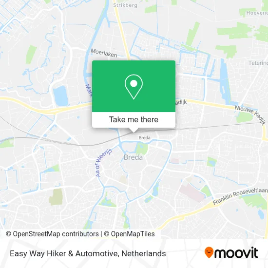 Easy Way Hiker & Automotive map