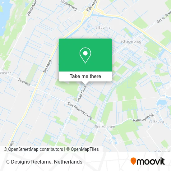 C Designs Reclame map