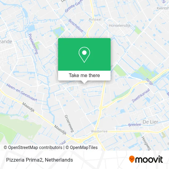 Pizzeria Prima2 map