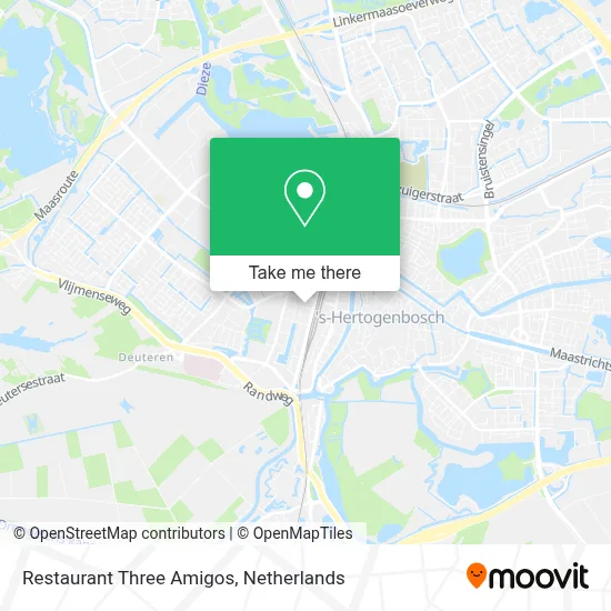 Restaurant Three Amigos map