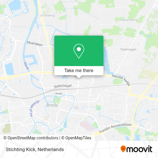 Stichting Kick map