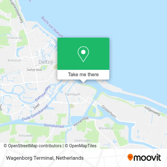 Wagenborg Terminal map