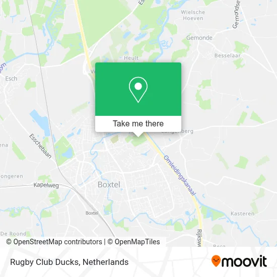 Rugby Club Ducks map