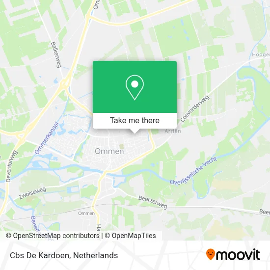 Cbs De Kardoen Karte