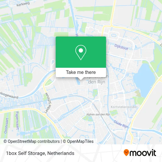 1box Self Storage Karte