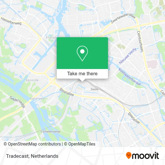 Tradecast map