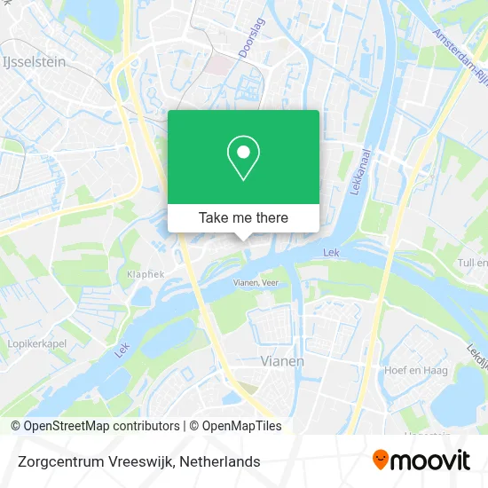 Zorgcentrum Vreeswijk map