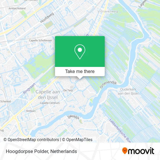 Hoogdorpse Polder map