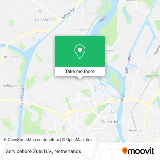 Serviceburo Zuid B.V. map