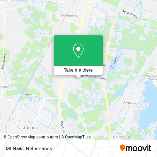 Mt Nails map