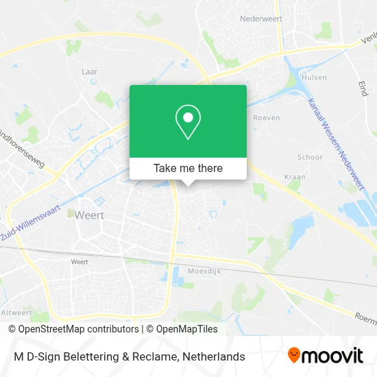 M D-Sign Belettering & Reclame map
