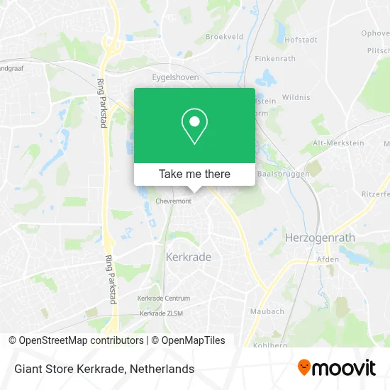 Giant Store Kerkrade map