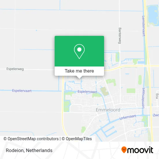 Rodeion map