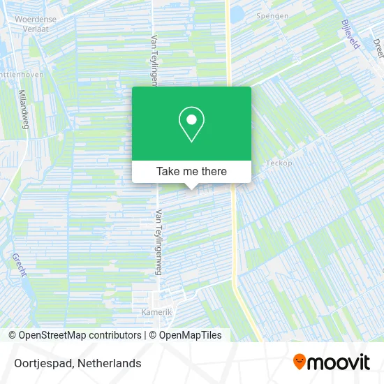Oortjespad Karte