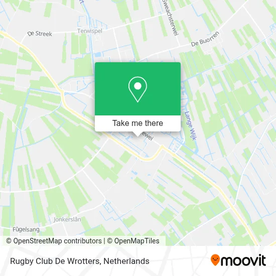Rugby Club De Wrotters map
