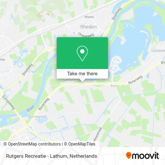 Rutgers Recreatie - Lathum map