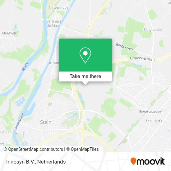 Innosyn B.V. map