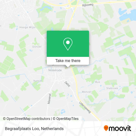 Begraafplaats Loo map
