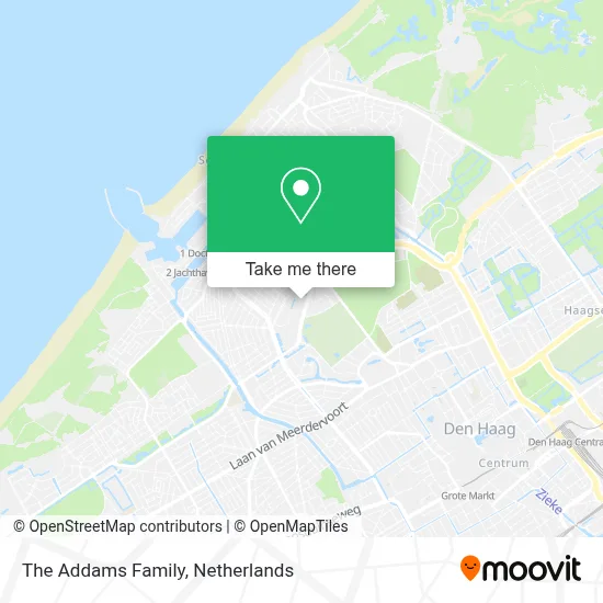 The Addams Family map