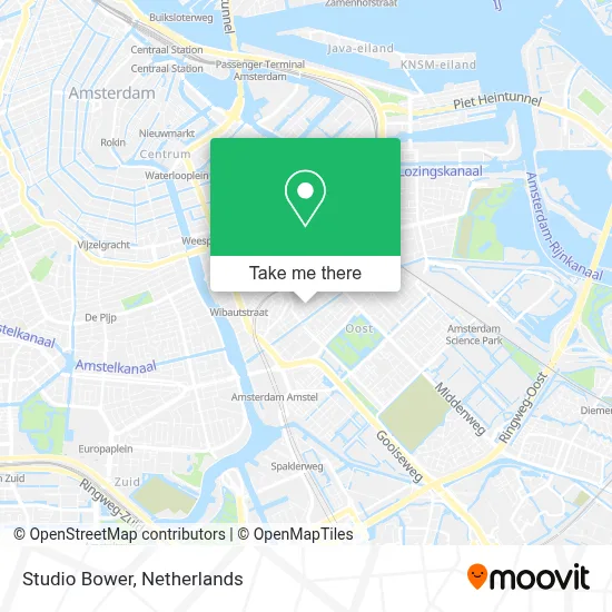 Studio Bower map