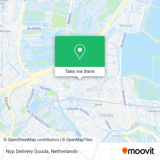 Nyp Delivery Gouda map