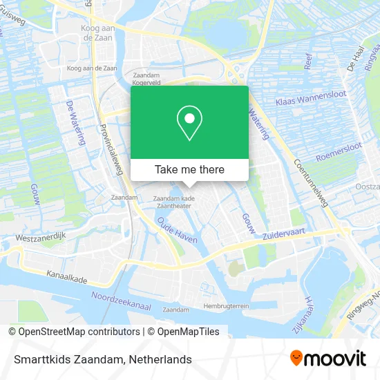Smarttkids Zaandam map