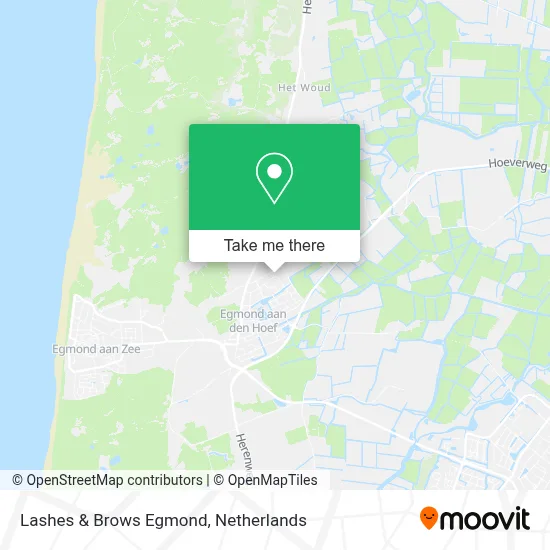 Lashes & Brows Egmond map