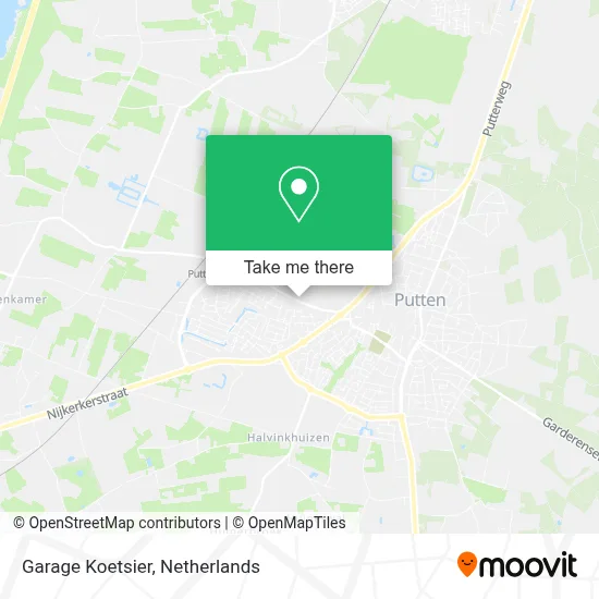 Garage Koetsier map