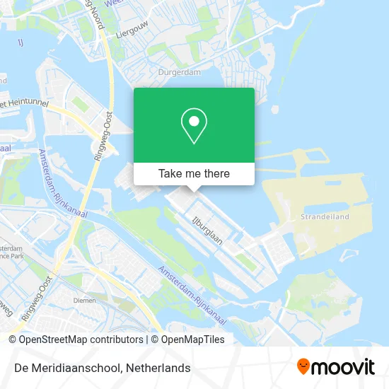 De Meridiaanschool map