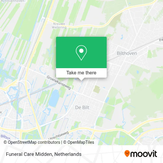 Funeral Care Midden map