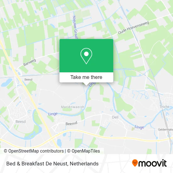 Bed & Breakfast De Neust map