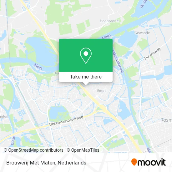 Brouwerij Met Maten Karte