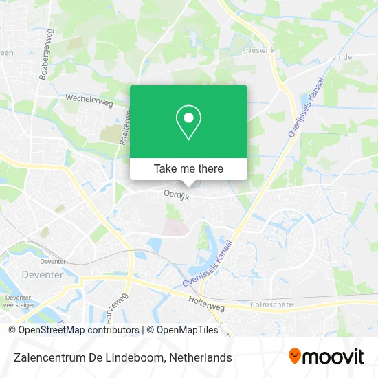 Zalencentrum De Lindeboom map