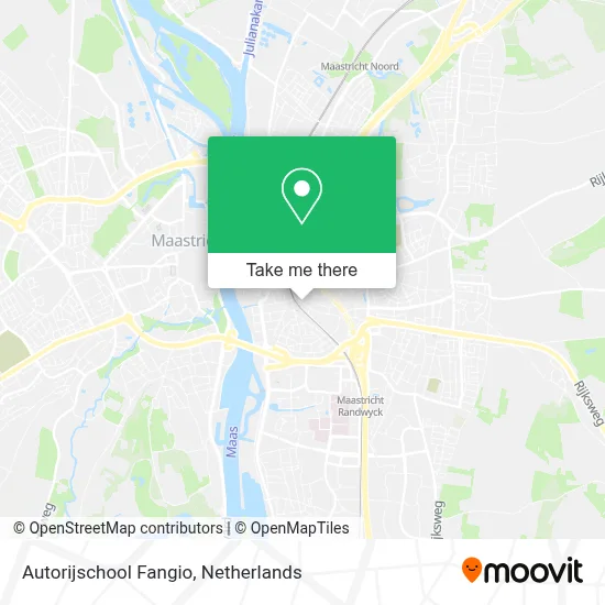 Autorijschool Fangio map